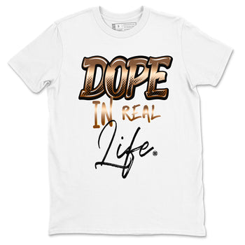 Foams One Metallic Copper shirts to match jordans Dope In Real Life sneaker match tees Air Foamposite One Metallic Copper match shoes to clothes SNRT Sneaker Tees unisex cotton White 2 shirts