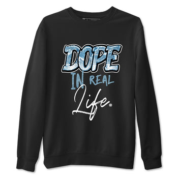 1s Denim shirts to match jordans Dope In Real Life sneaker match tees Air Jordan 1 Denim SNRT Sneaker Tees streetwear brand Black 2 unisex cotton tee