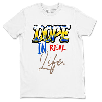 Air Jordan 1 Travis Scott Canary shirt to match jordans Dope In Real Life sneaker tees Air Jordan 1 Low x Travis Scott x Canary SNRT Sneaker Release Tees unisex cotton White 2 crew neck shirt