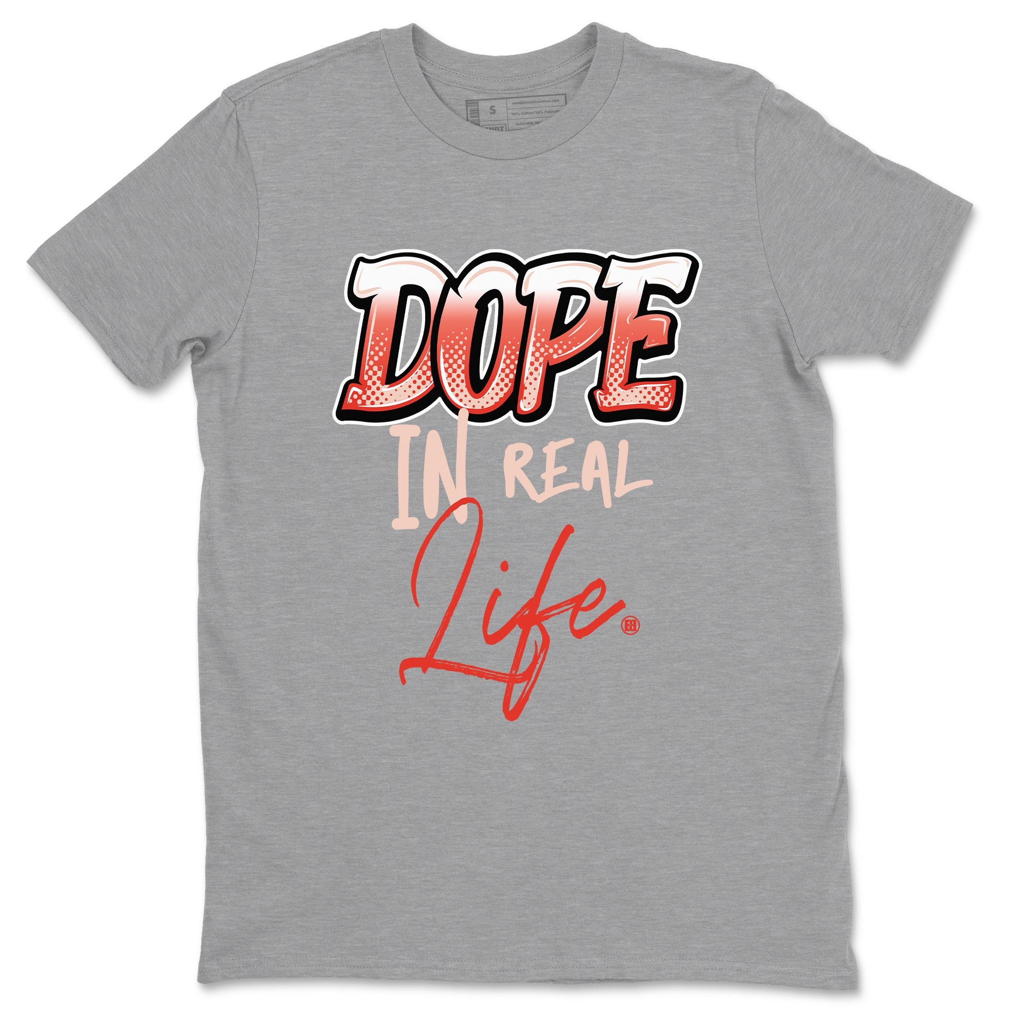13s Dune Red shirts to match jordans Dope In Real Life sneaker match tees Air Jordan 13 Dune Red SNRT Sneaker Tees streetwear brand Heather Grey 2 unisex cotton tee