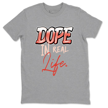 13s Dune Red shirts to match jordans Dope In Real Life sneaker match tees Air Jordan 13 Dune Red SNRT Sneaker Tees streetwear brand Heather Grey 2 unisex cotton tee