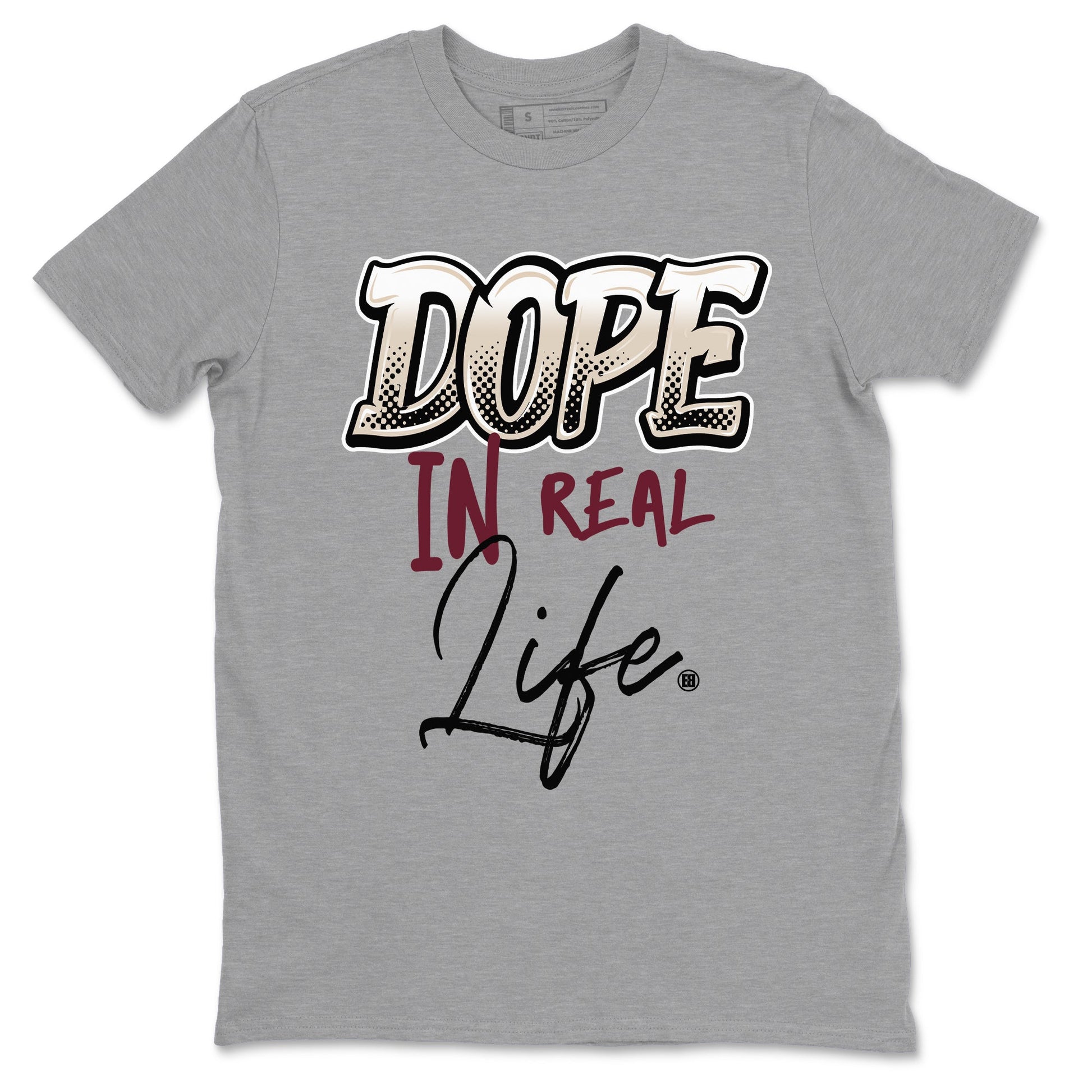 4s A Ma Maniere x Fossil Stone shirts to match jordans Dope In Real Life sneaker match tees Air Jordan 4 A Ma Maniere x Fossil Stone match shoes to clothes SNRT Sneaker Tees unisex cotton Heather Grey 2 shirts