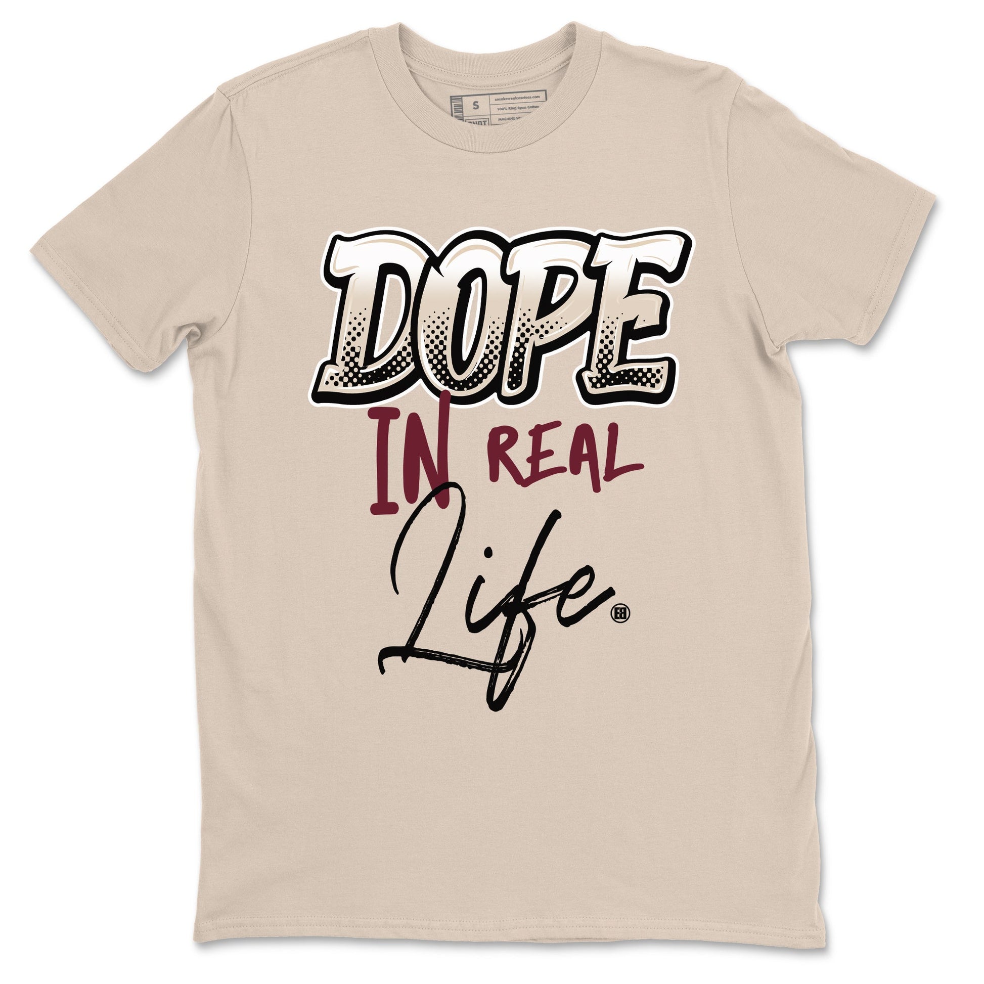 4s A Ma Maniere x Fossil Stone shirts to match jordans Dope In Real Life sneaker match tees Air Jordan 4 A Ma Maniere x Fossil Stone match shoes to clothes SNRT Sneaker Tees unisex cotton Sand 2 shirts