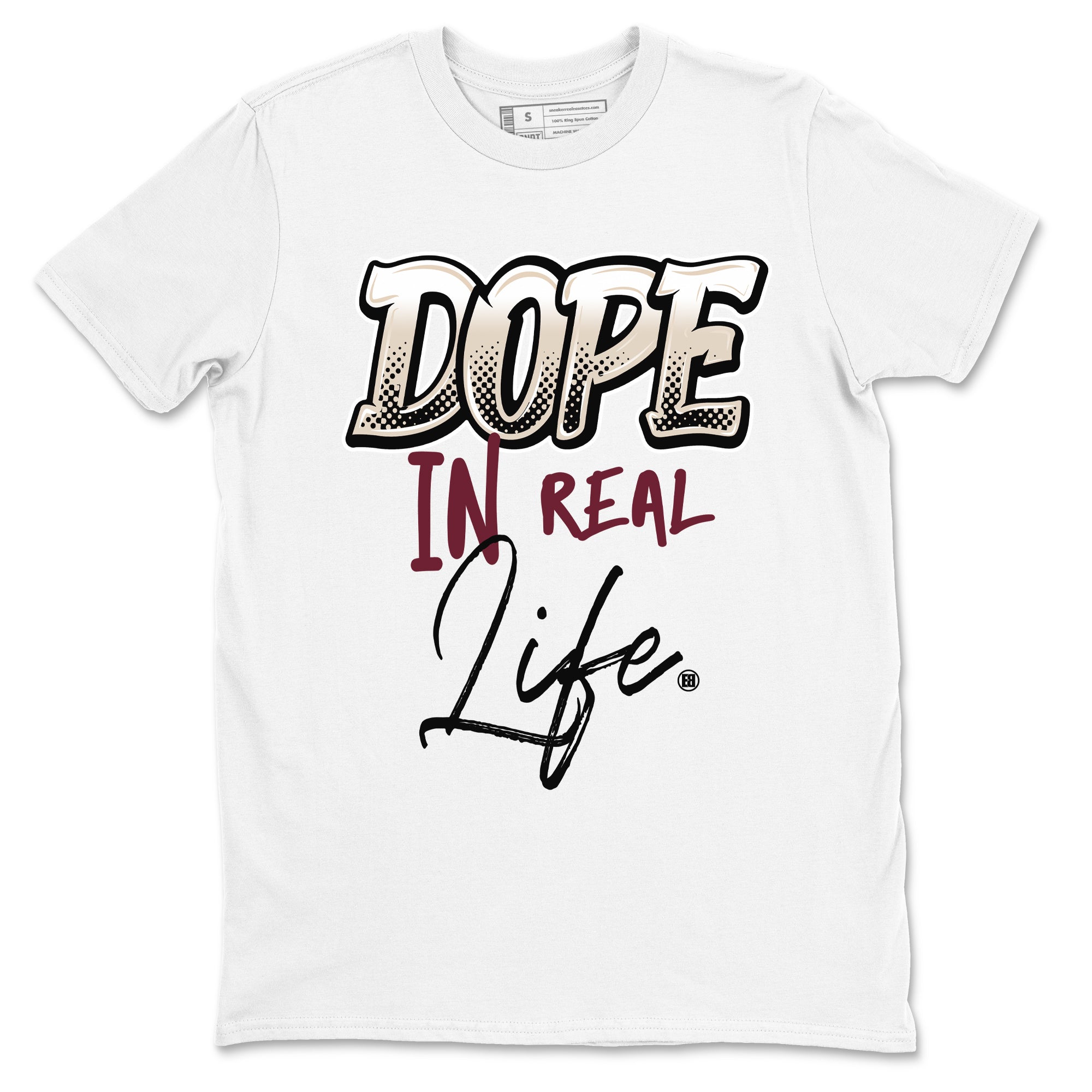4s A Ma Maniere x Fossil Stone shirts to match jordans Dope In Real Life sneaker match tees Air Jordan 4 A Ma Maniere x Fossil Stone match shoes to clothes SNRT Sneaker Tees unisex cotton White 2 shirts