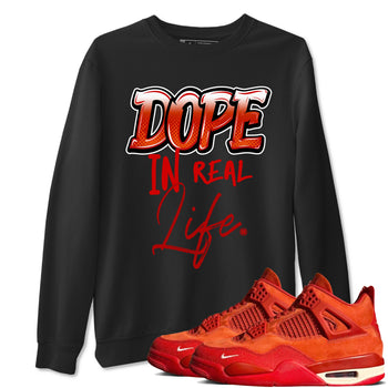 4s Brick By Brick best t shirts to wear with jordans Dope In Real Life sneaker match tees Nigel Sylvester x Air Jordan 4 Brick by Brick match shoes to clothes SNRT Sneaker Tees unisex cotton Black 1 shirts