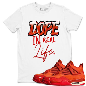 4s Brick By Brick best t shirts to wear with jordans Dope In Real Life sneaker match tees Nigel Sylvester x Air Jordan 4 Brick by Brick match shoes to clothes SNRT Sneaker Tees unisex cotton White 1 shirts