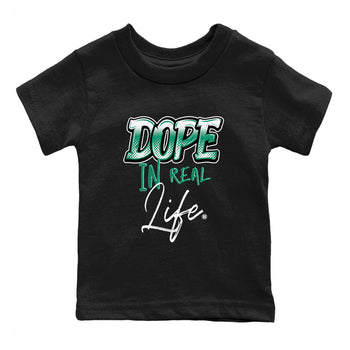 4s Oxidized Green shirts to match jordans Dope In Real Life sneaker match tees Air Jordan 4 Oxidized Green SNRT Sneaker Tees streetwear brand Baby and Youth Black 2 cotton tee