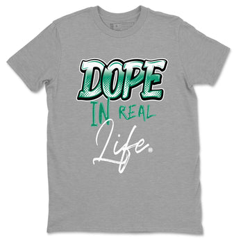 4s Oxidized Green shirts to match jordans Dope In Real Life sneaker match tees Air Jordan 4 Oxidized Green SNRT Sneaker Tees streetwear brand Heather Grey 2 unisex cotton tee