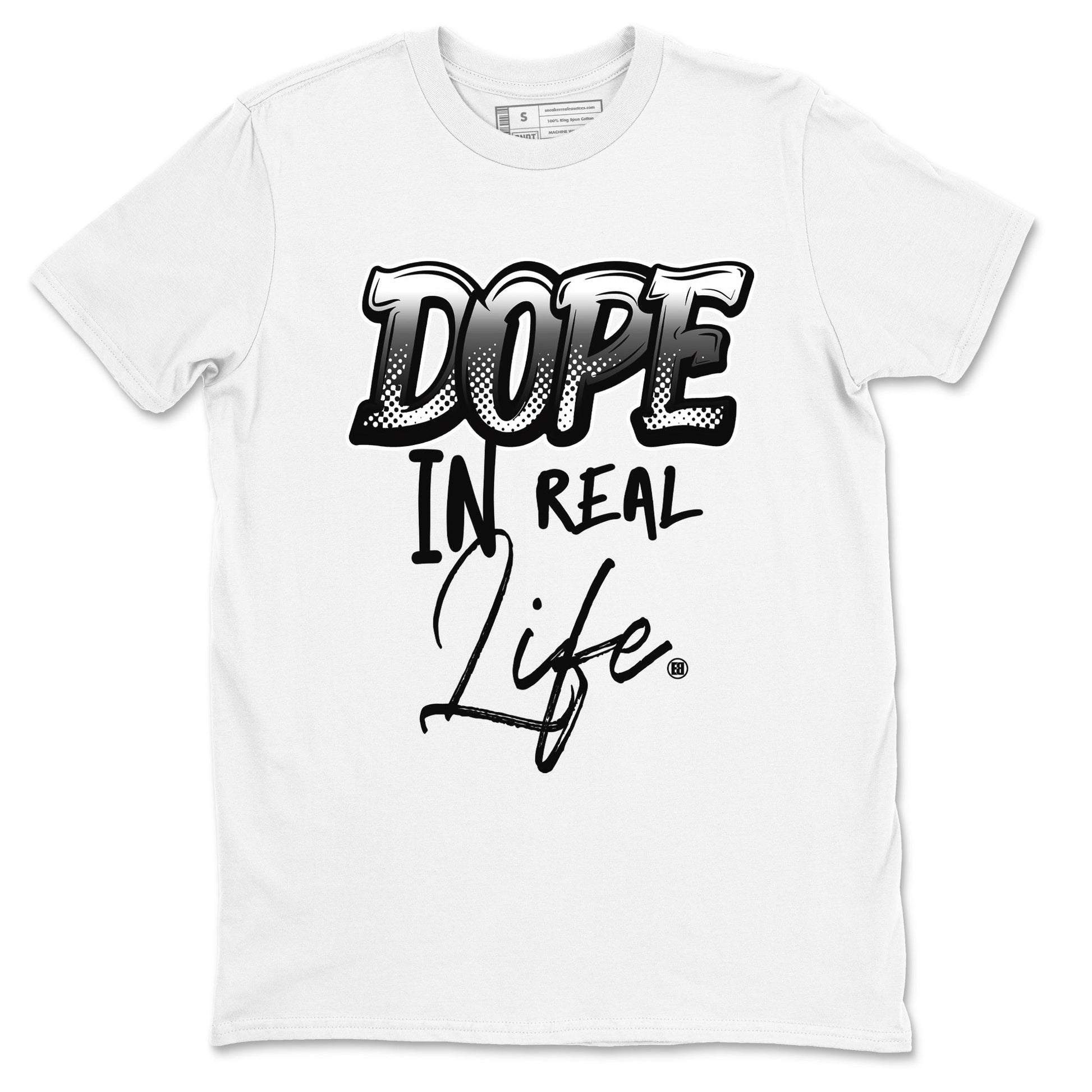 4s White Thunder shirts to match jordans Dope In Real Life sneaker match tees Air Jordan 4 Retro White Thunder SNRT Sneaker Release Tees unisex cotton White 2 crew neck shirts