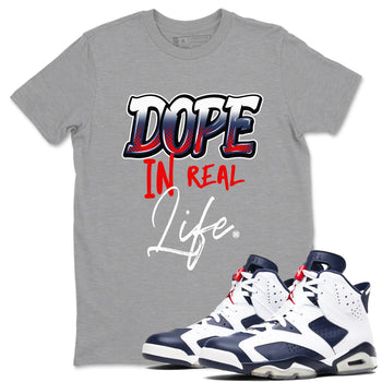 6s White And Midnight Navy shirts to match jordans Dope In Real Life sneaker match tees Air Jordan 6 White And Midnight Navy SNRT Sneaker Tees streetwear brand Heather Grey 1 unisex cotton tee