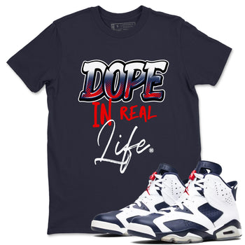 6s White And Midnight Navy shirts to match jordans Dope In Real Life sneaker match tees Air Jordan 6 White And Midnight Navy SNRT Sneaker Tees streetwear brand Navy 1 unisex cotton tee