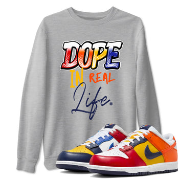 Dunk What The t shirts to match sneakers Dope In Real Life sneaker match tees Dunk Low CO.JP What The shirt SNRT Sneaker Tees unisex cotton Heather Grey 1 shirts