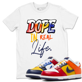 Dunk What The t shirts to match sneakers Dope In Real Life sneaker match tees Dunk Low CO.JP What The shirt SNRT Sneaker Tees unisex cotton White 1 shirts