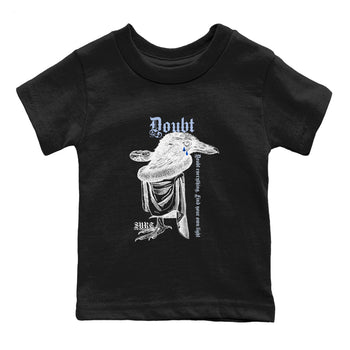 11s Low Space shirt to match jordans Doubt Everything sneaker tees Air Jordan 11 Low Space SNRT sneaker release tees baby toddler Black 2 cotton Shirt