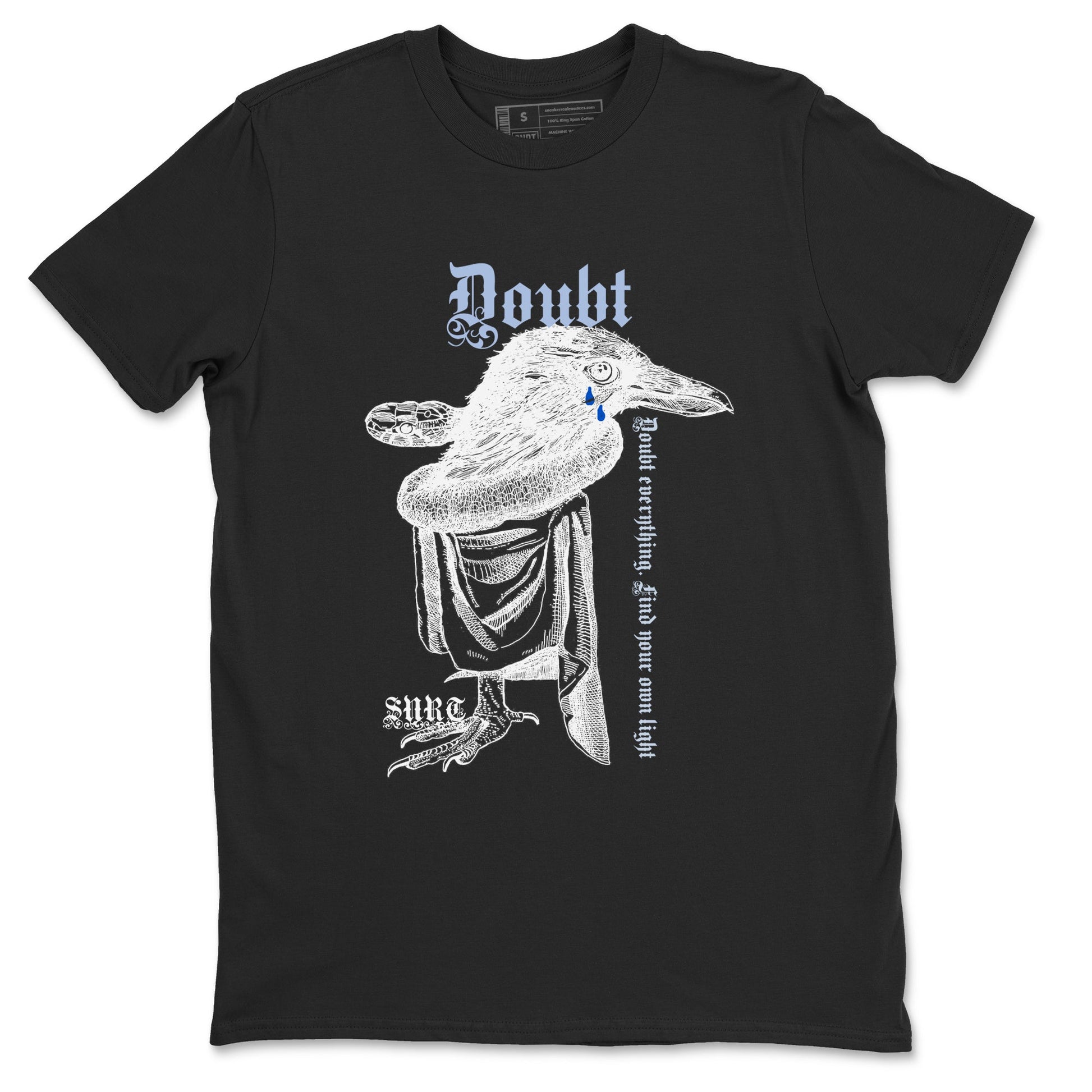 11s Low Space shirt to match jordans Doubt Everything sneaker tees Air Jordan 11 Low Space SNRT Sneaker Release Tees unisex cotton Black 2 crew neck shirt