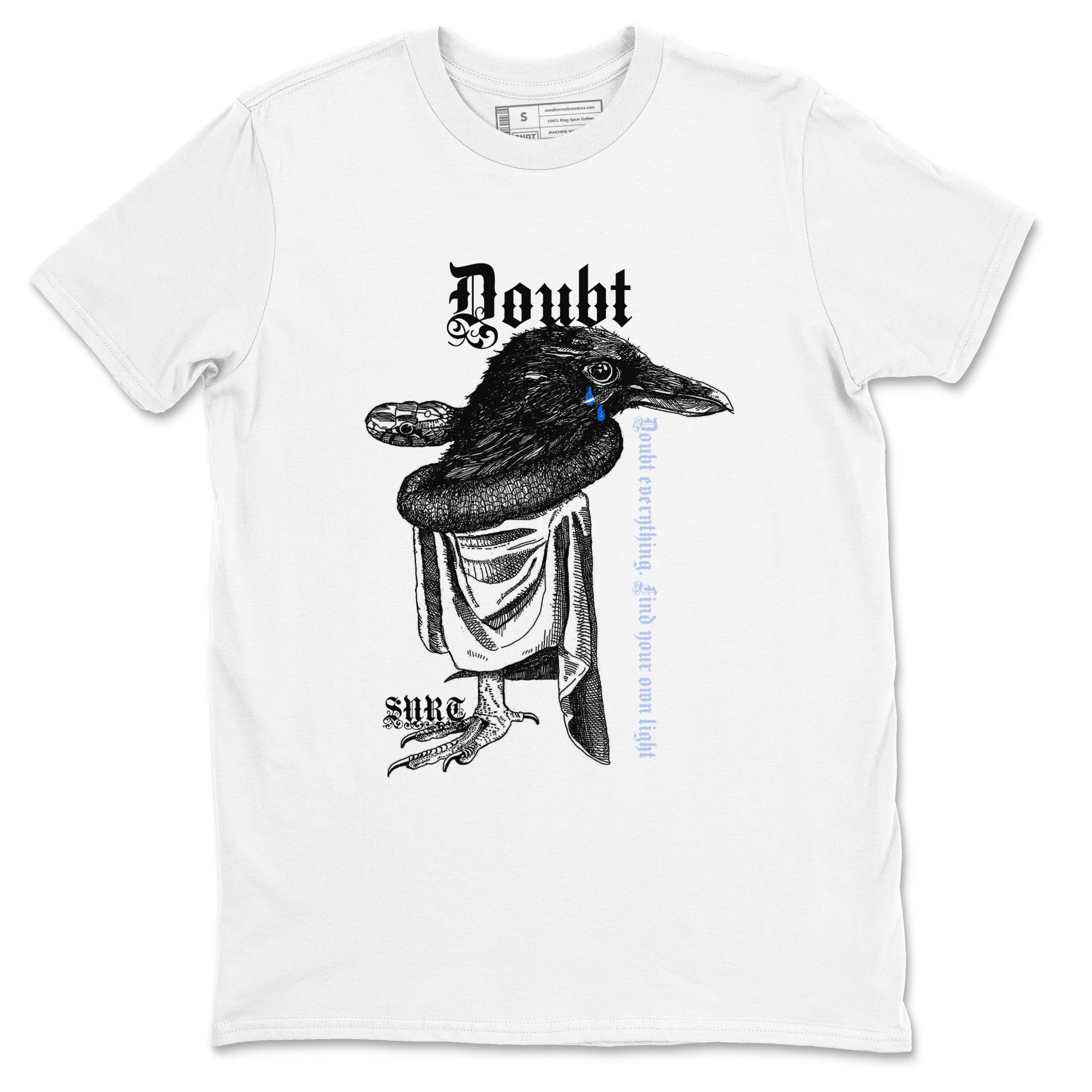 11s Low Space shirt to match jordans Doubt Everything sneaker tees Air Jordan 11 Low Space SNRT Sneaker Release Tees unisex cotton White 2 crew neck shirt