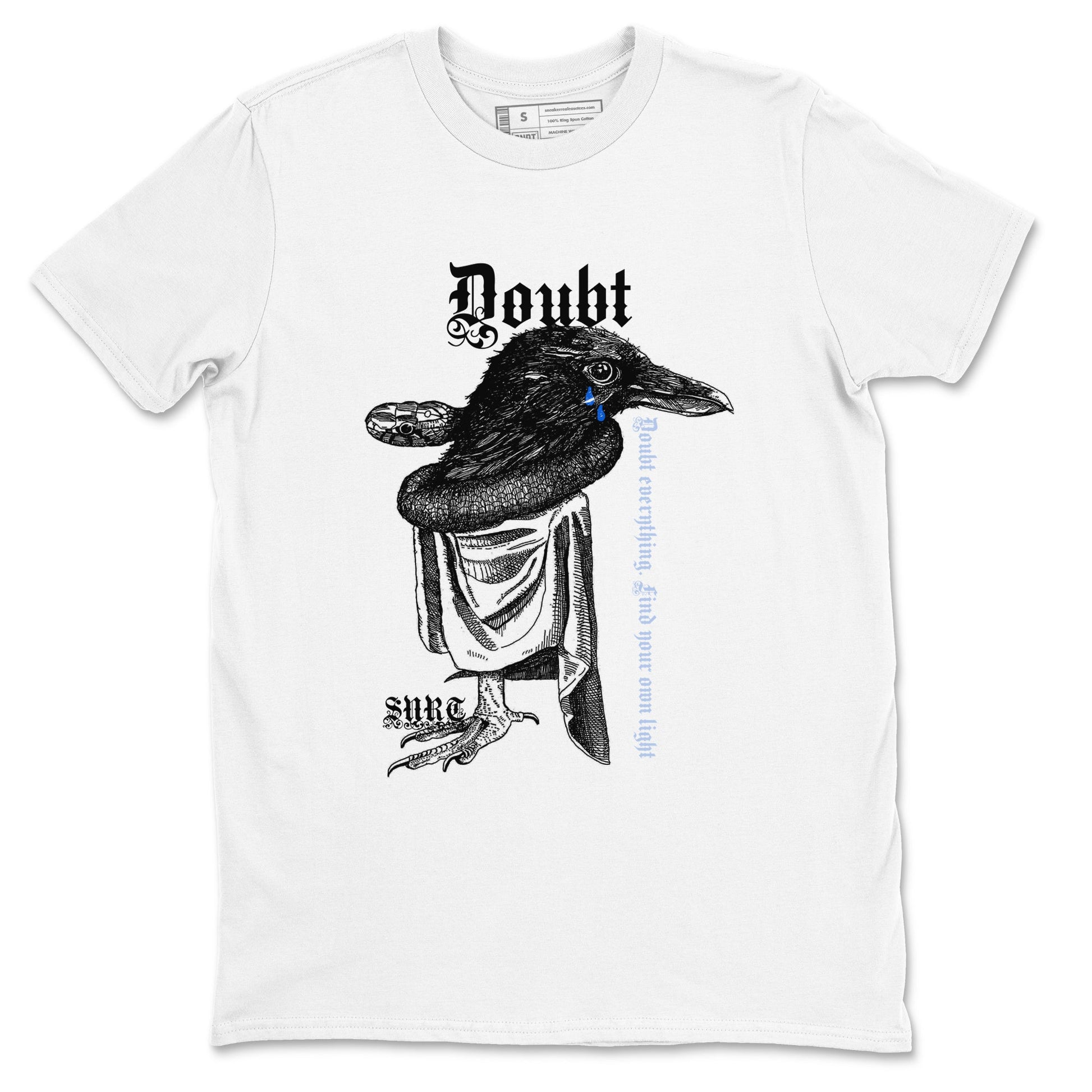 11s Low Space shirt to match jordans Doubt Everything sneaker tees Air Jordan 11 Low Space SNRT Sneaker Release Tees unisex cotton White 2 crew neck shirt