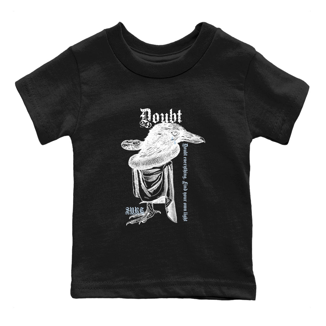 6s White Black shirt to match jordans Doubt Everything sneaker tees Air Jordan 6 White Black SNRT sneaker release tees baby toddler Black 2 cotton Shirt