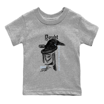 6s White Black shirt to match jordans Doubt Everything sneaker tees Air Jordan 6 White Black SNRT sneaker release tees baby toddler Heather Grey 2 cotton Shirt