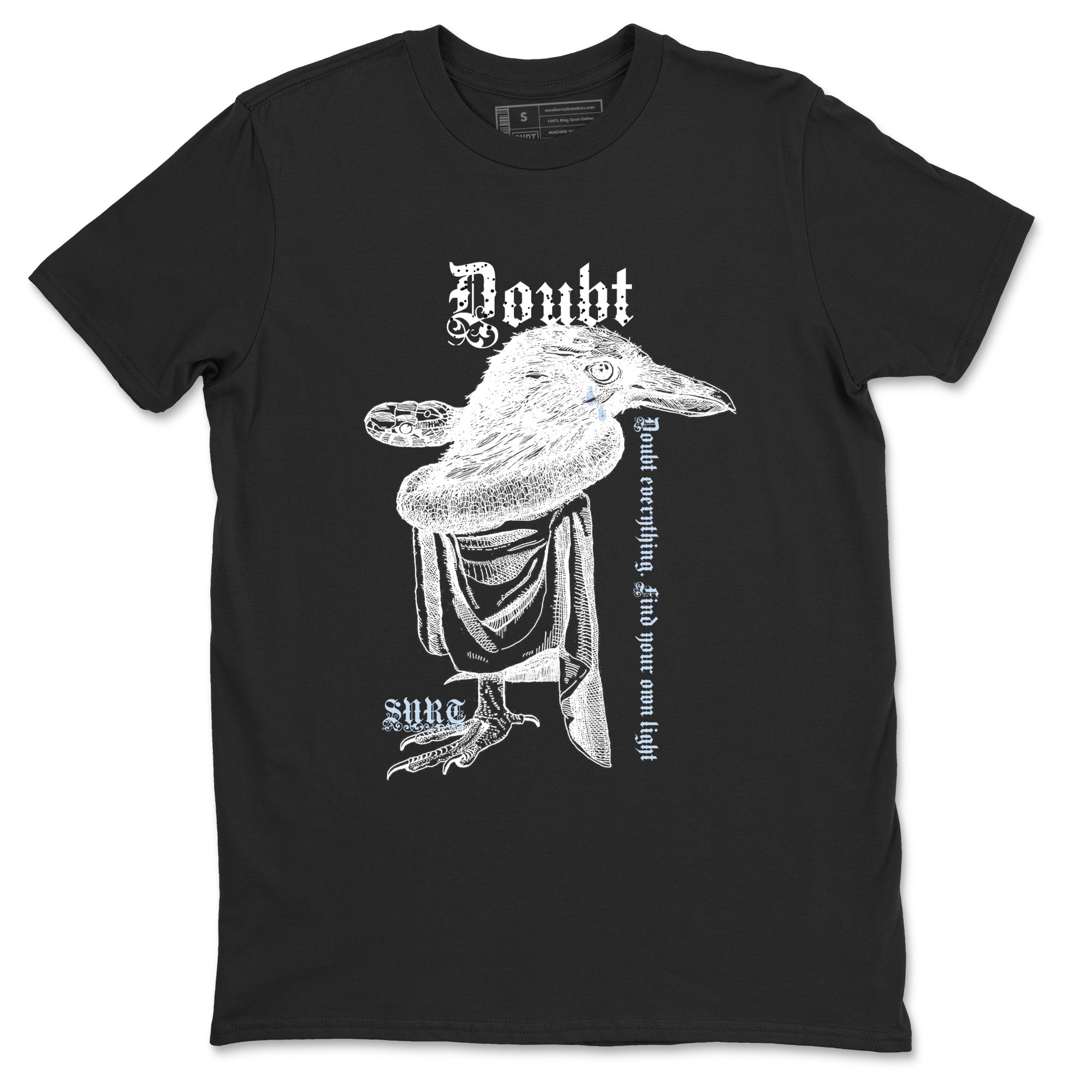 6s White Black shirt to match jordans Doubt Everything sneaker tees Air Jordan 6 White Black SNRT Sneaker Release Tees unisex cotton Black 2 crew neck shirt