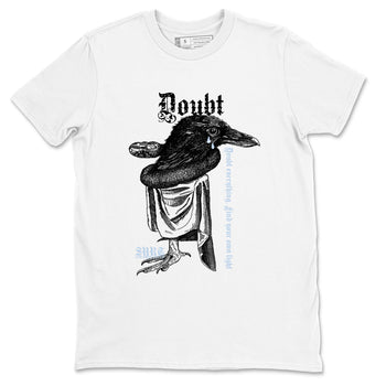 6s White Black shirt to match jordans Doubt Everything sneaker tees Air Jordan 6 White Black SNRT Sneaker Release Tees unisex cotton White 2 crew neck shirt
