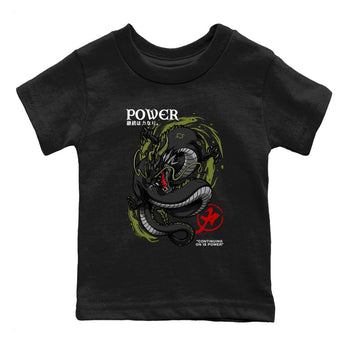 Jordan 1 Olive t shirts to match sneakers Dragon Power sneaker match tees Air Jordan 1 Low x Travis Scott Reverse Olive tee SNRT Sneaker Tees Youth Baby Black 2 tee