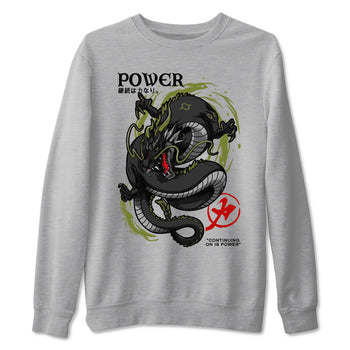 Jordan 1 Olive t shirts to match sneakers Dragon Power sneaker match tees Air Jordan 1 Low x Travis Scott Reverse Olive tee SNRT Sneaker Tees unisex cotton Heather Grey 2 shirts