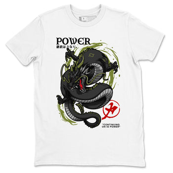 Jordan 1 Olive t shirts to match sneakers Dragon Power sneaker match tees Air Jordan 1 Low x Travis Scott Reverse Olive tee SNRT Sneaker Tees unisex cotton White 2 shirts