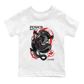 Air Jordan 3 Retro Black Cement t shirts to match sneakers Dragon Power sneaker match tees Air Jordan 3 Black Cement tee SNRT Sneaker Tees Youth Baby White 2 tee