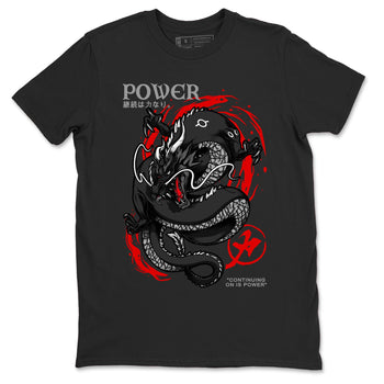 Air Jordan 3 Retro Black Cement t shirts to match sneakers Dragon Power sneaker match tees Air Jordan 3 Black Cement tee SNRT Sneaker Tees unisex cotton Black 2 shirts