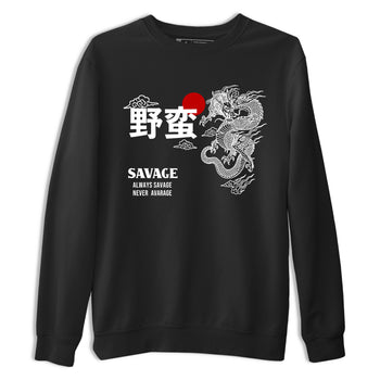 Sneaker match tees – Sneaker Tees To Match Air Jordan 12 Taxi Shoes – Dragon Savage Tee Black 2