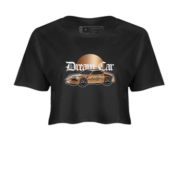 Foams One Metallic Copper shirts to match jordans Dream Car sneaker match tees Air Foamposite One Metallic Copper match shoes to clothes SNRT Sneaker Tees unisex cotton Black 2 crop tee