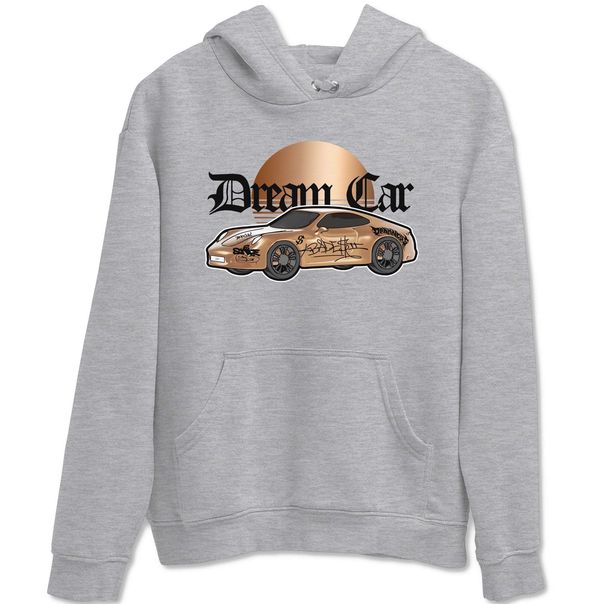 Foams One Metallic Copper shirts to match jordans Dream Car sneaker match tees Air Foamposite One Metallic Copper match shoes to clothes SNRT Sneaker Tees unisex cotton Heather Grey 2 shirts