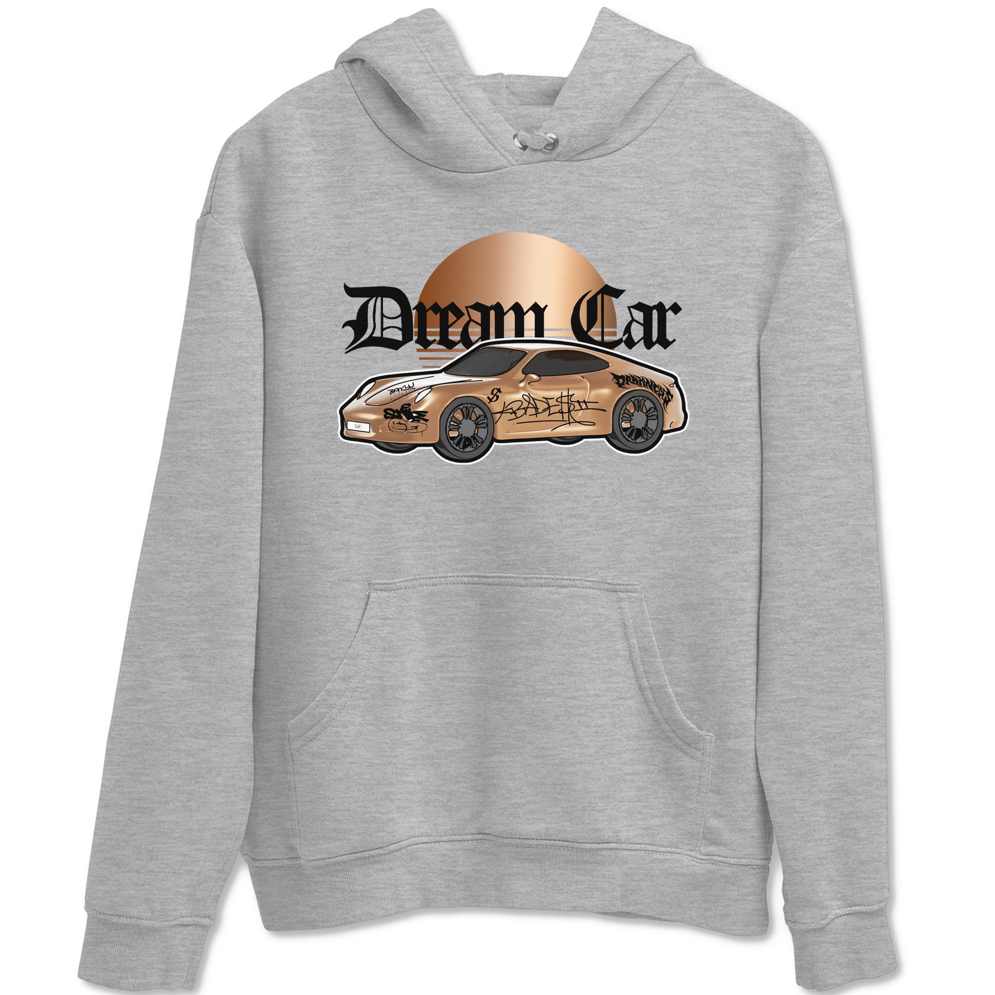 Foams One Metallic Copper shirts to match jordans Dream Car sneaker match tees Air Foamposite One Metallic Copper match shoes to clothes SNRT Sneaker Tees unisex cotton Heather Grey 2 shirts