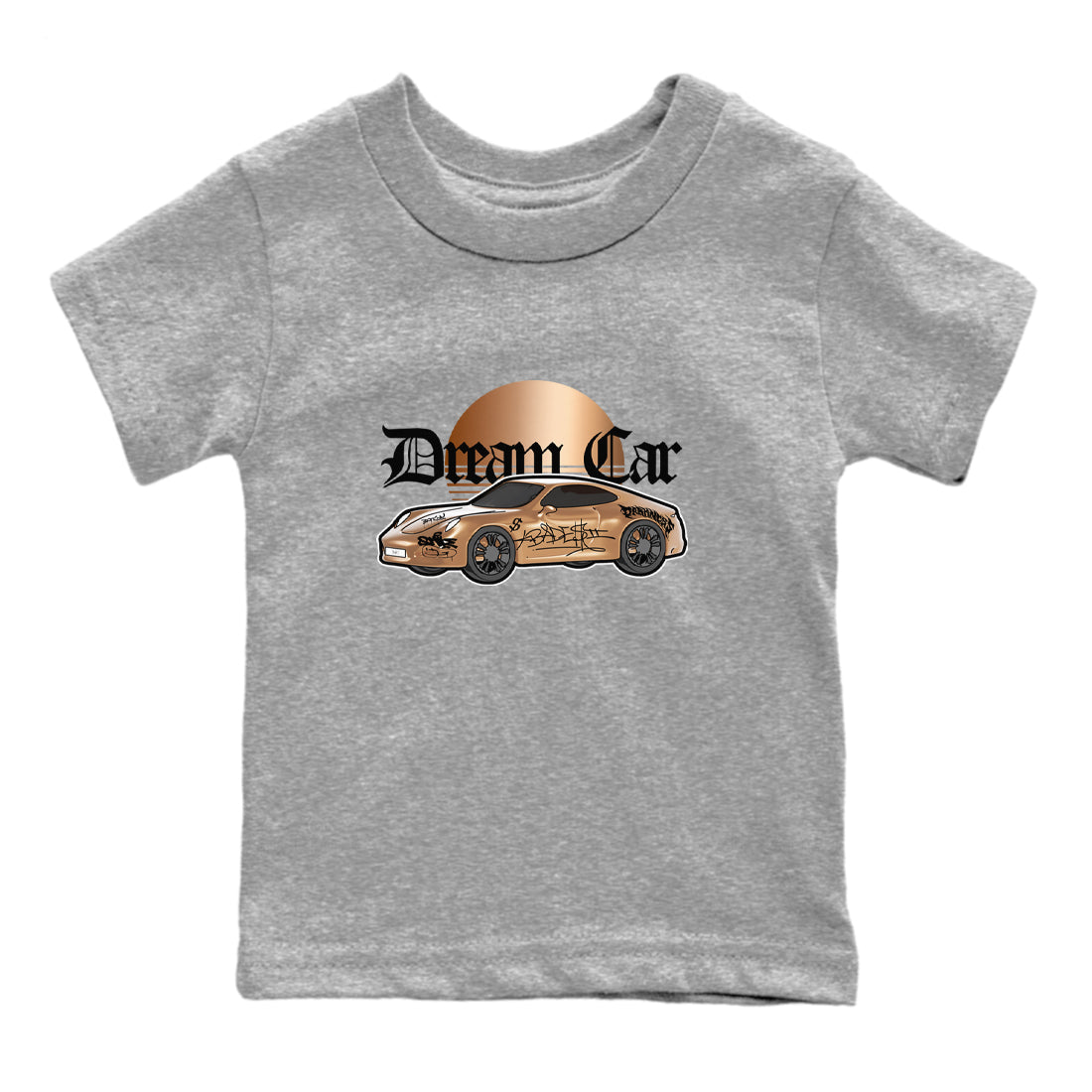 Foams One Metallic Copper shirts to match jordans Dream Car sneaker match tees Air Foamposite One Metallic Copper match shoes to clothes SNRT Sneaker Tees Youth Baby Heather Grey 2 tee