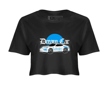 Air Jordan 4 Industrial Blue shirt to match jordans Dream Car sneaker tees Air Jordan 4 Military Blue SNRT Sneaker Release Tees Black 2 crop length shirt