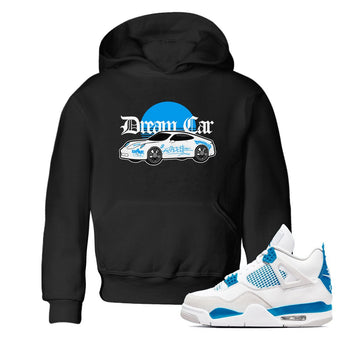 Air Jordan 4 Industrial Blue shirt to match jordans Dream Car sneaker tees Air Jordan 4 Military Blue SNRT sneaker release tees baby toddler Black 1 cotton Shirt