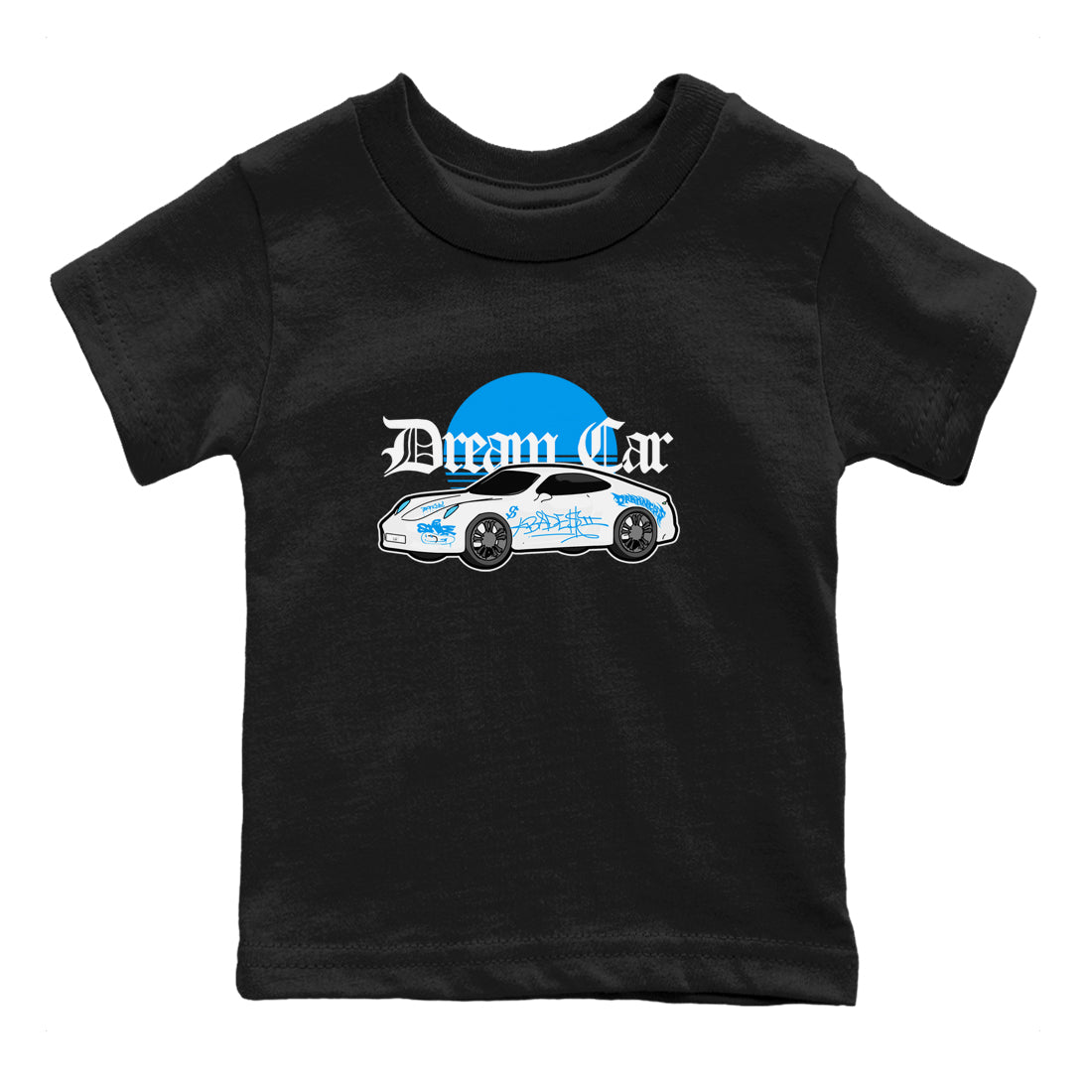 Air Jordan 4 Industrial Blue shirt to match jordans Dream Car sneaker tees Air Jordan 4 Military Blue SNRT sneaker release tees baby toddler Black 2 cotton Shirt