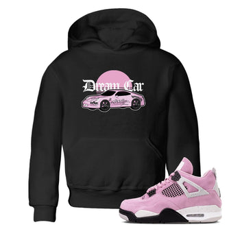 4s Retro Orchid shirts to match jordans Dream Car sneaker match tees Air Jordan 4 WMNS Orchid match shoes to clothes SNRT Sneaker Tees Youth Baby Black 1 tee