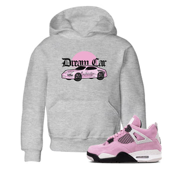 4s Retro Orchid shirts to match jordans Dream Car sneaker match tees Air Jordan 4 WMNS Orchid match shoes to clothes SNRT Sneaker Tees Youth Baby Heather Grey 1 tee