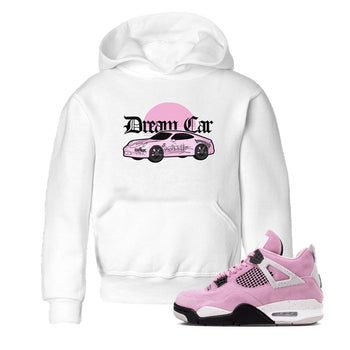 4s Retro Orchid shirts to match jordans Dream Car sneaker match tees Air Jordan 4 WMNS Orchid match shoes to clothes SNRT Sneaker Tees Youth Baby White 1 tee