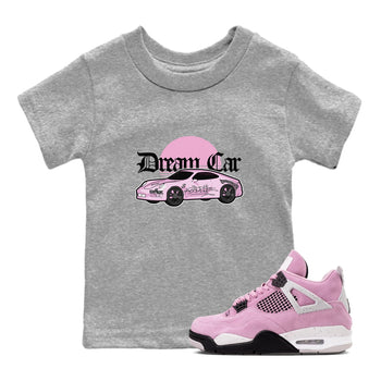 4s Retro Orchid shirts to match jordans Dream Car sneaker match tees Air Jordan 4 WMNS Orchid match shoes to clothes SNRT Sneaker Tees Youth Baby Heather Grey 1 tee
