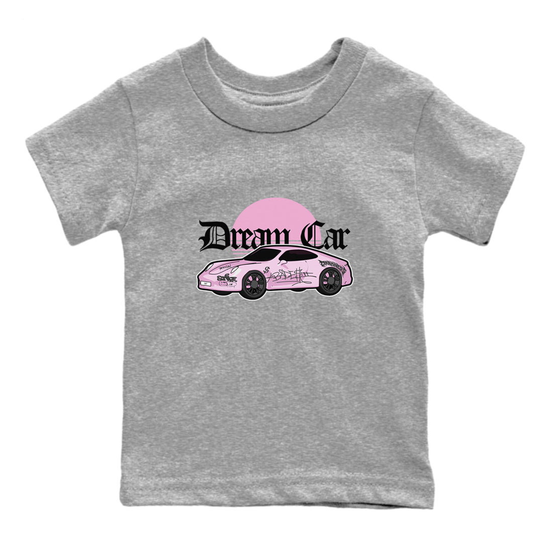 4s Retro Orchid shirts to match jordans Dream Car sneaker match tees Air Jordan 4 WMNS Orchid match shoes to clothes SNRT Sneaker Tees Youth Baby Heather Grey 2 tee