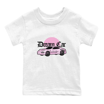 4s Retro Orchid shirts to match jordans Dream Car sneaker match tees Air Jordan 4 WMNS Orchid match shoes to clothes SNRT Sneaker Tees Youth Baby White 2 tee