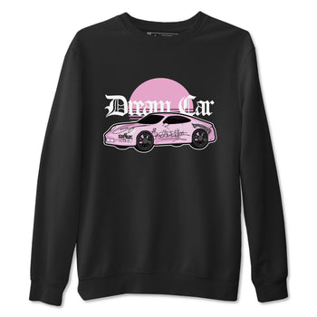 4s Retro Orchid shirts to match jordans Dream Car sneaker match tees Air Jordan 4 WMNS Orchid match shoes to clothes SNRT Sneaker Tees unisex cotton Black 2 shirts