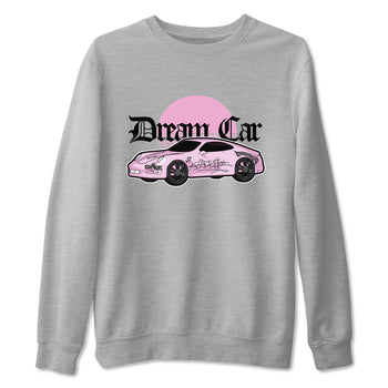4s Retro Orchid shirts to match jordans Dream Car sneaker match tees Air Jordan 4 WMNS Orchid match shoes to clothes SNRT Sneaker Tees unisex cotton Heather Grey 2 shirts