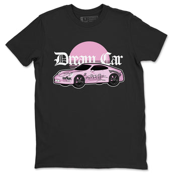 4s Retro Orchid shirts to match jordans Dream Car sneaker match tees Air Jordan 4 WMNS Orchid match shoes to clothes SNRT Sneaker Tees unisex cotton Black 2 shirts