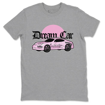 4s Retro Orchid shirts to match jordans Dream Car sneaker match tees Air Jordan 4 WMNS Orchid match shoes to clothes SNRT Sneaker Tees unisex cotton Heather Grey 2 shirts