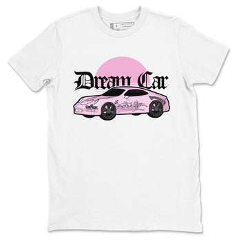 4s Retro Orchid shirts to match jordans Dream Car sneaker match tees Air Jordan 4 WMNS Orchid match shoes to clothes SNRT Sneaker Tees unisex cotton White 2 shirts