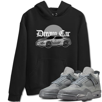 4s Wet Cement shirts to match jordans Dream Car sneaker match tees Air Jordan 4 SE Wet Cement SNRT Sneaker Release Tees unisex cotton Black 1 crew neck shirts